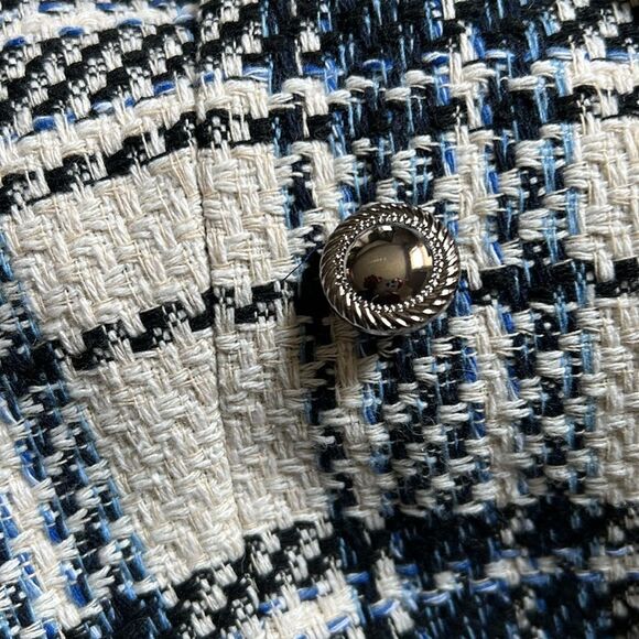 Primark Double Breasted Blazer in Navy and White size 12 - Picture 16 of 16